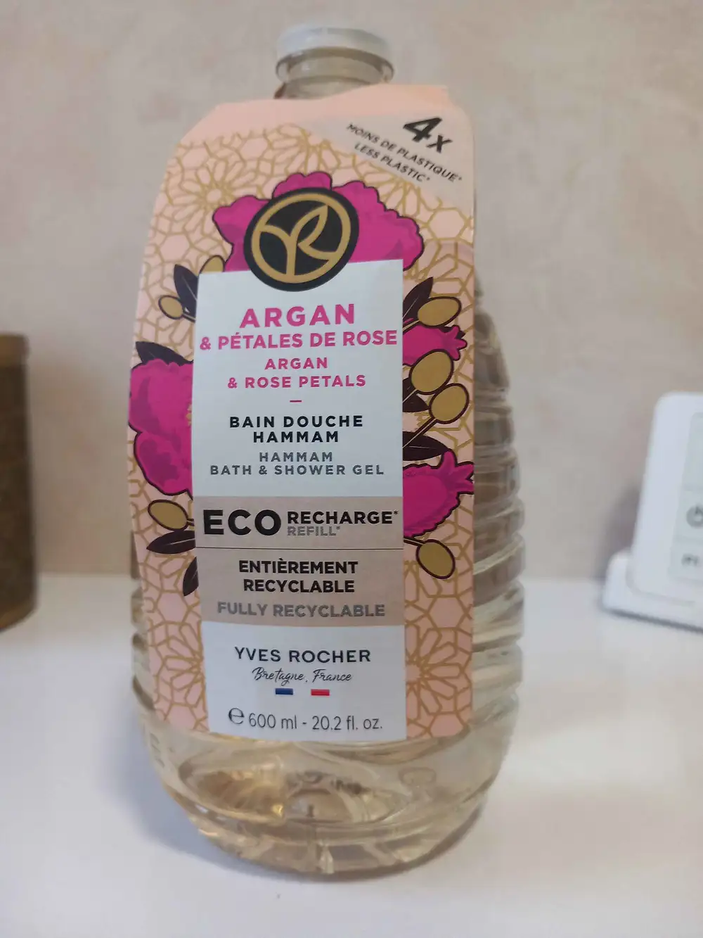 YVES ROCHER - Argan et pétales de rose - Bain douche