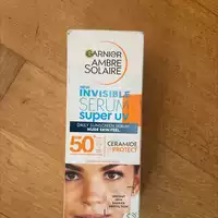 GARNIER - Ambre solaire invisible - Serum super UV SPF 50+