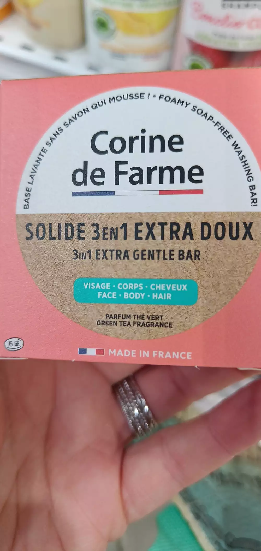 CORINE DE FARME - Savon solide 3 en 1 extra doux