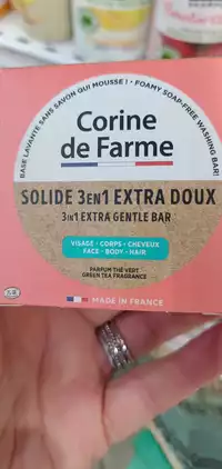 CORINE DE FARME - Savon solide 3 en 1 extra doux