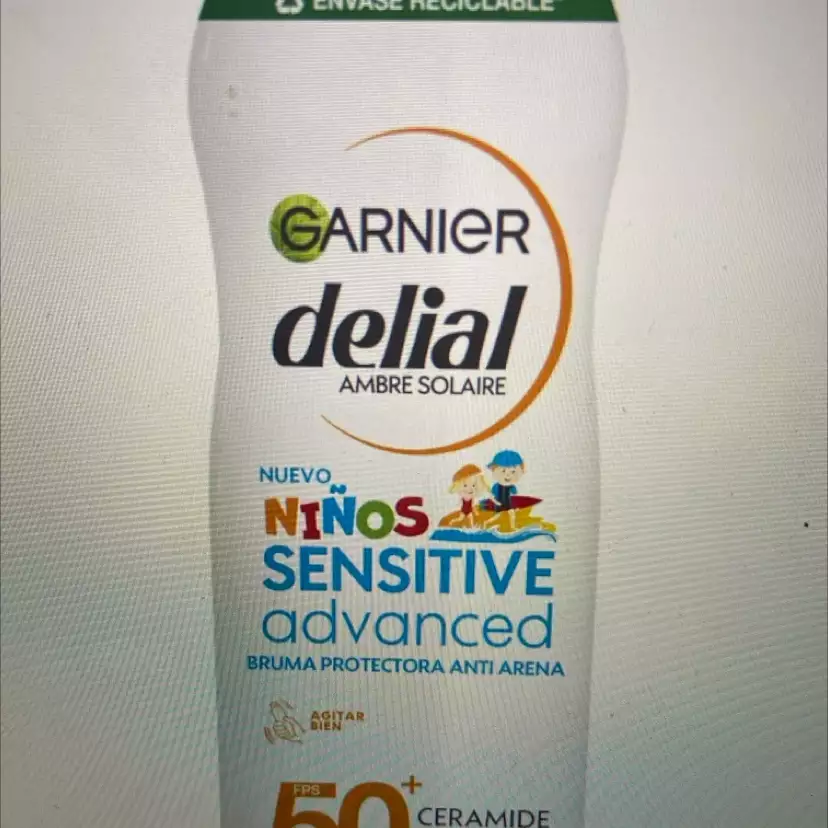 GARNIER - Ninos sensitive advanced - Bruma protectora anti arena FPS 50+