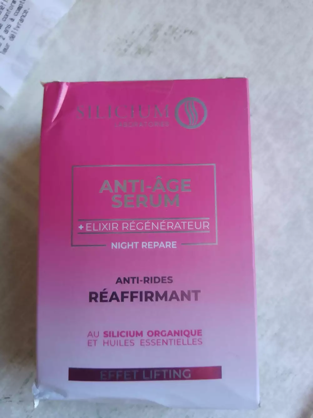 SILICIUM LABORATORIES - Sérum anti-âge et anti-rides réaffirmant