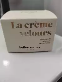 BELLES SOEURS - La crème velours nourrissante, repulpante