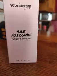 WONDERYY - Huile nourrissante ongles et cuticules 