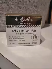 ABELLIE - Secret de reine - Crème nuit anti-âge