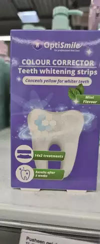 OPTISMILE - Colour corrector - Teeth whitening strips