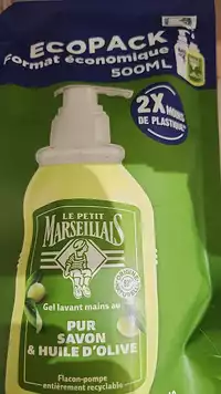 LE PETIT MARSEILLAIS - Gel lavant mains au pur savon & huile d'olive