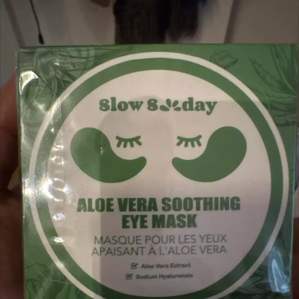 SLOW SUNDAY - Masque pour les yeux apaisant à l'aloe vera