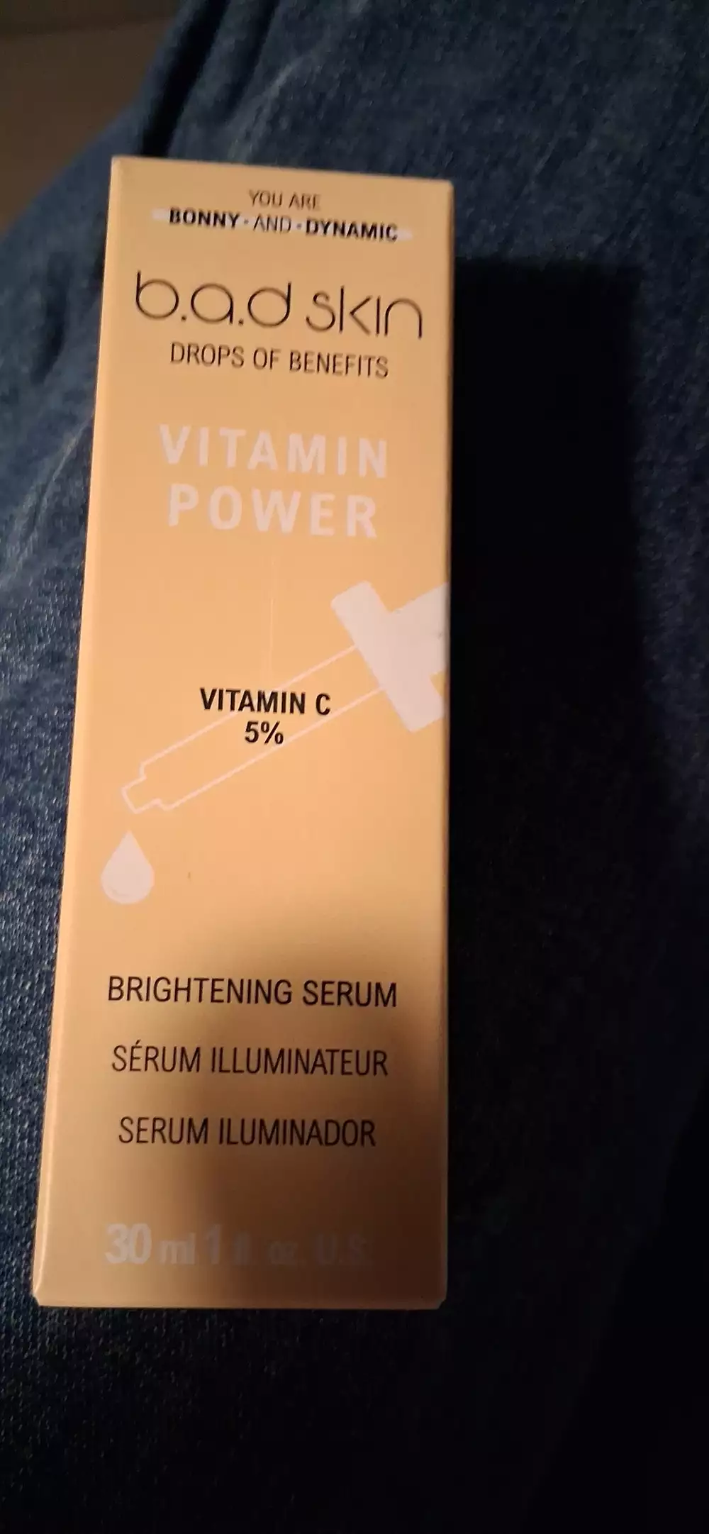 B.A.D SKIN - Vitamin power - Sérum illuminateur vitamin C