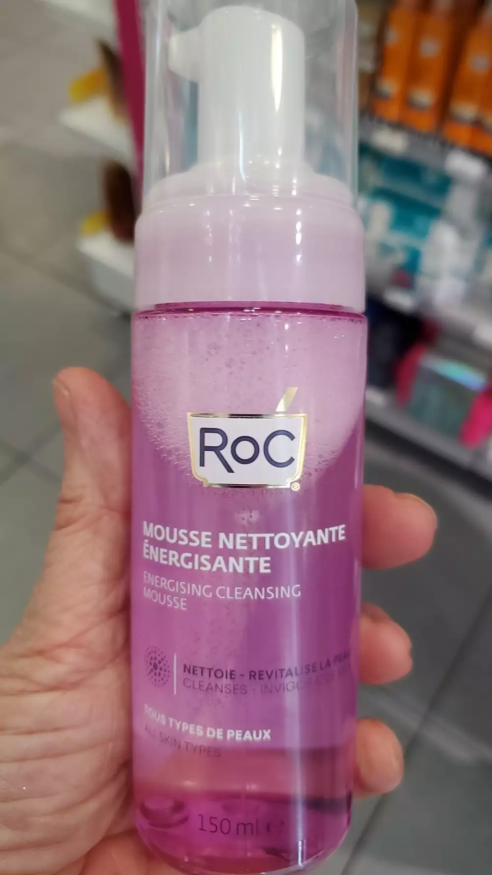 ROC - Mousse nettoyante énergisante