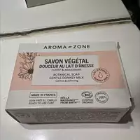 AROMA-ZONE - Savon végétal douceur au lait d’Ânesse