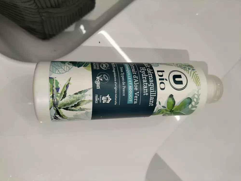 U BIO - Lait démaquillant hydratant à l'extrait d'aloe vera