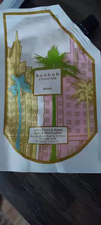 BAOBAB COLLECTION - Miami - Lotion corps et mains aux extraits de fruits de baobab