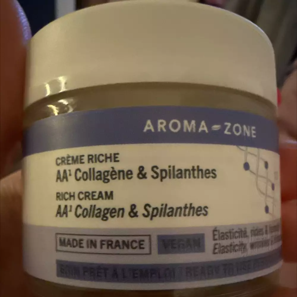 AROMA-ZONE - Crème AA1 collagène & spilanthes
