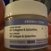 AROMA-ZONE - Crème AA1 collagène & spilanthes