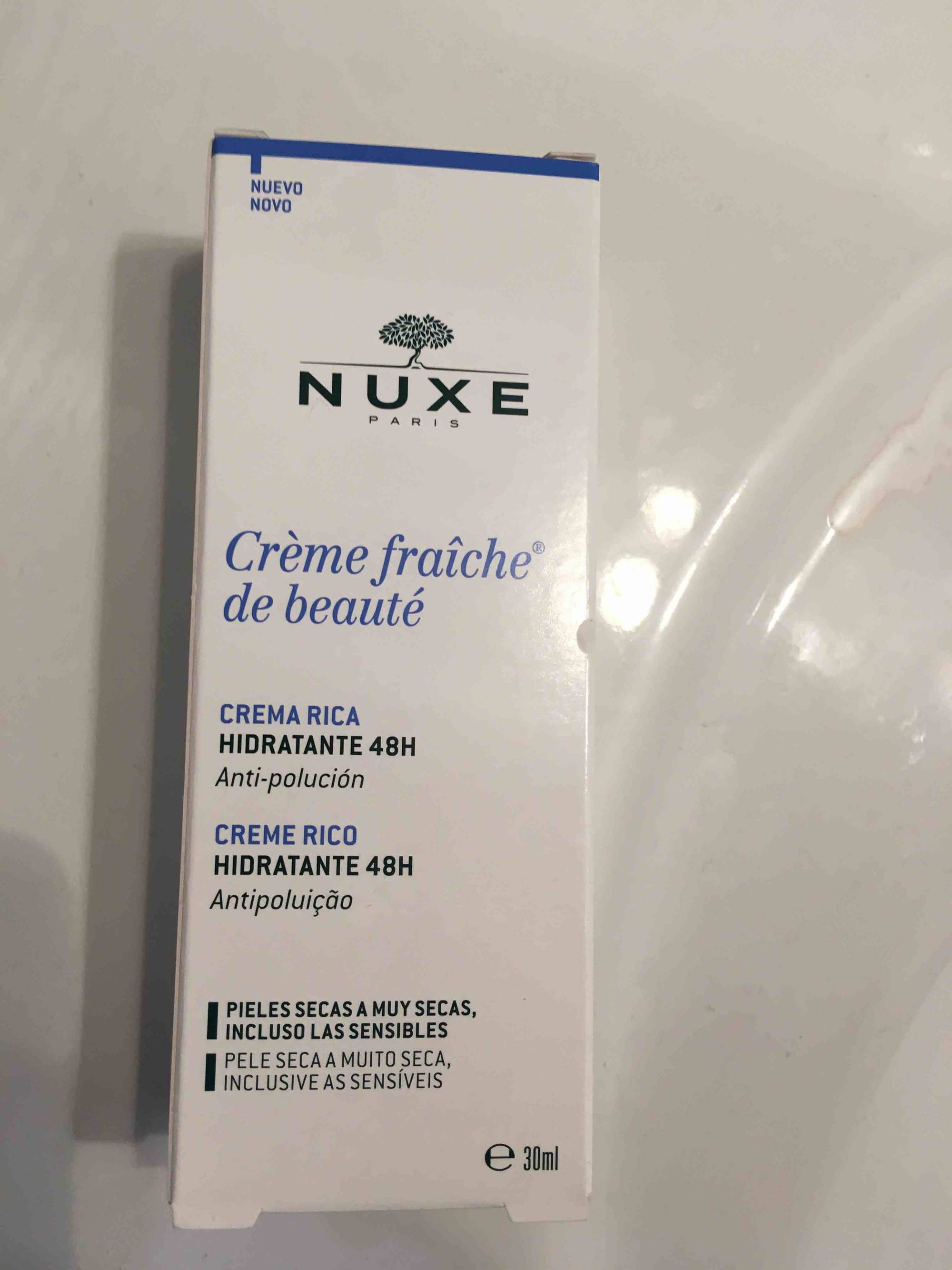 Nuxe Crème fraîche de beauté - Crème hydratante 48h - INCI Beauty