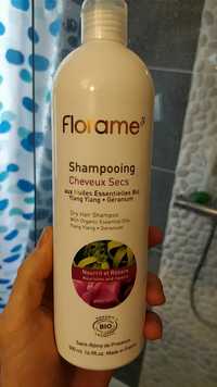 FLORAME - Shampooing cheveux secs bio ylang ylang et géranium