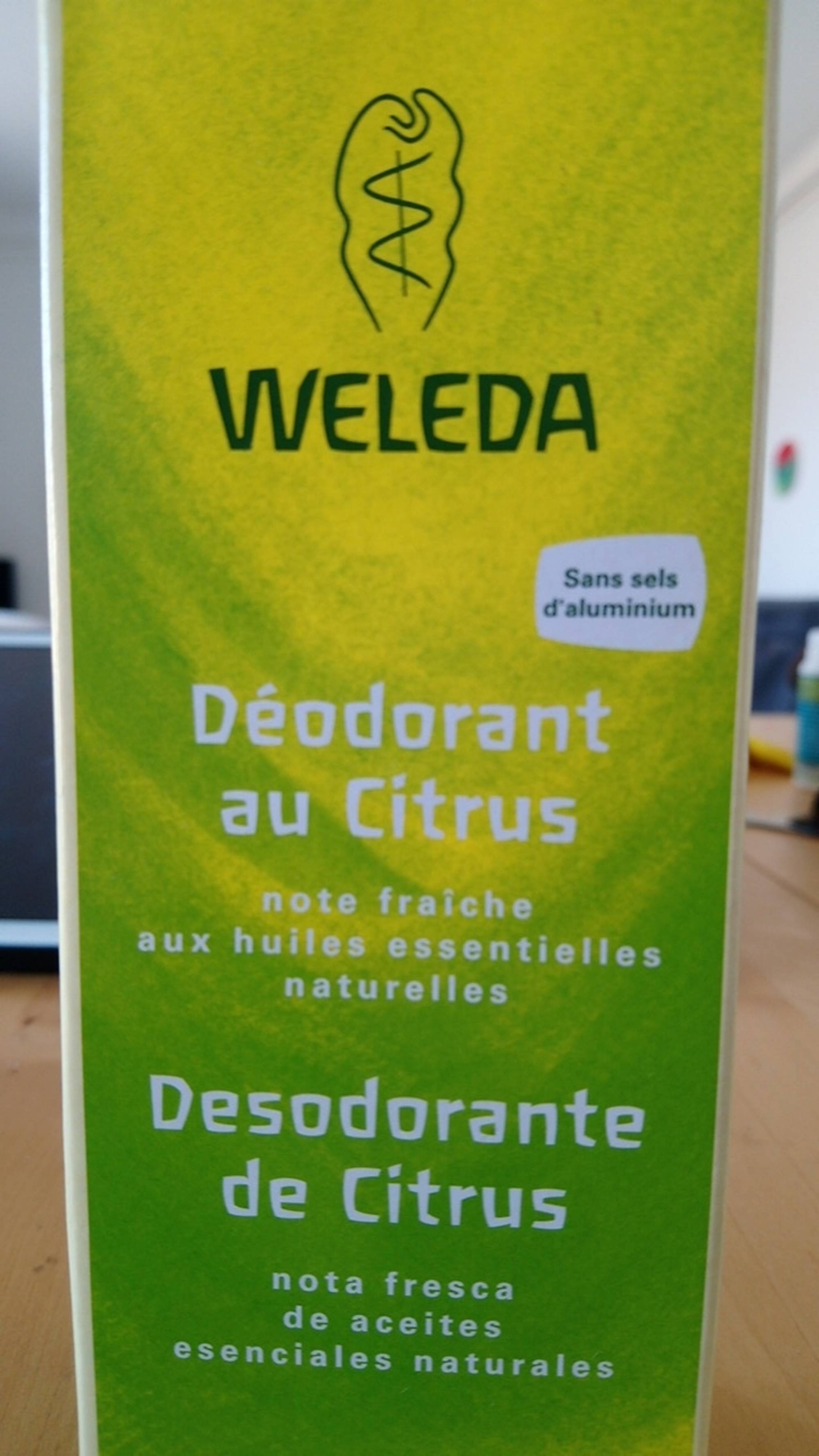 WELEDA - Déodorant au citrus