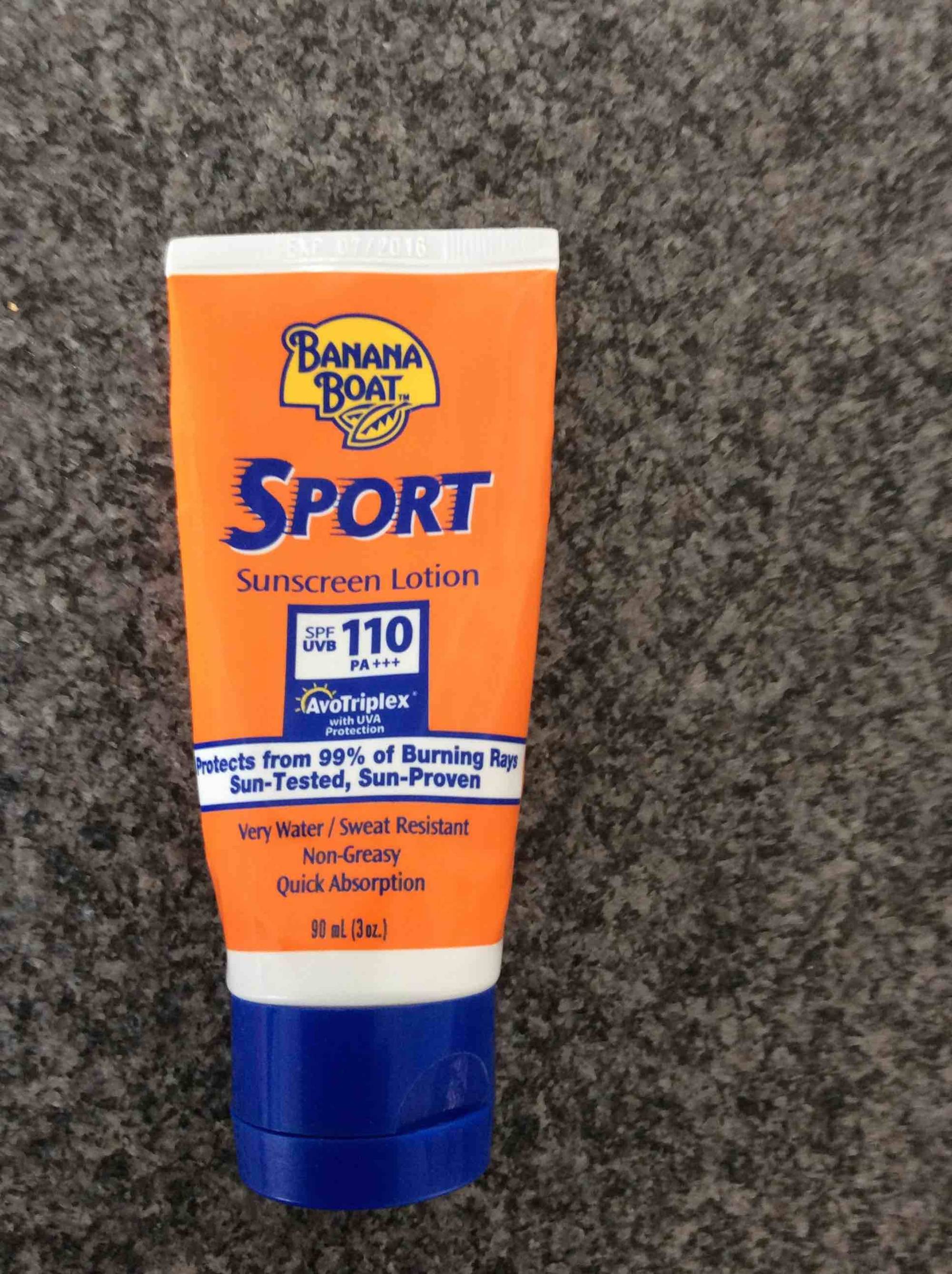 BANANA BOAT - Sport - Sunscreen lotion SPF 110 PA+++ avotriplex