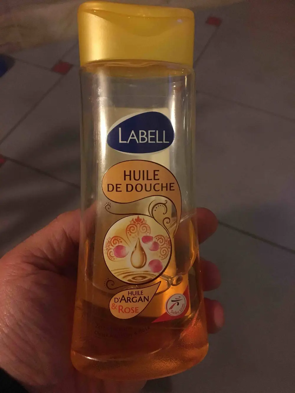 LABELL - Argan et rose - Huile de douche 