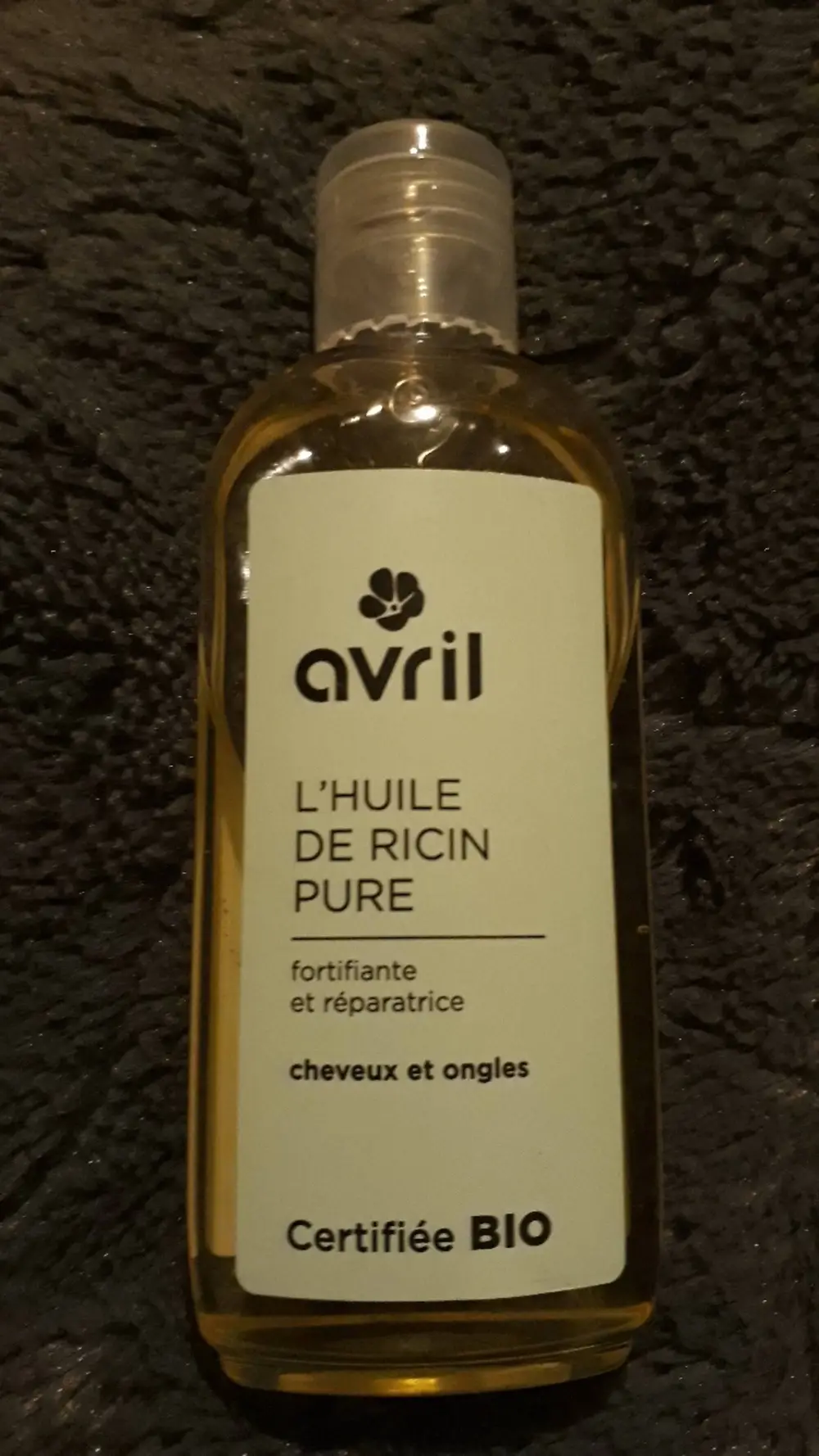 AVRIL - Certifiée bio - L'huile de ricin pure