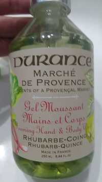 DURANCE - Marché de Provence - Gel moussant