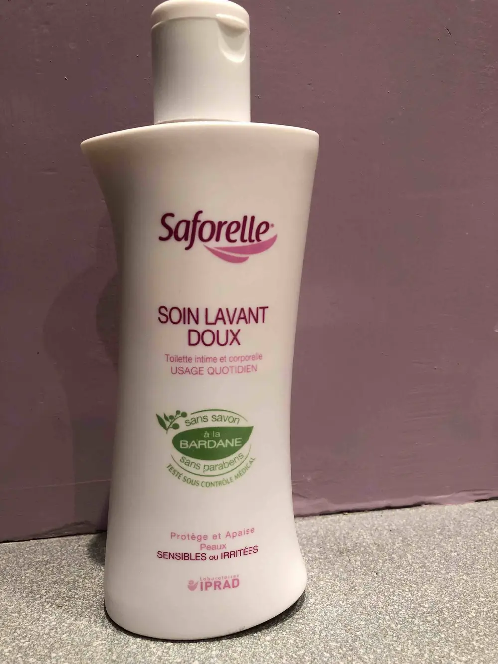 SAFORELLE - Soin lavant doux à la bardane - Toilette intime