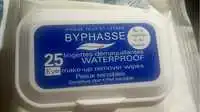 BYPHASSE - Waterproof - 25 Lingettes démaquillantes peaux sensibles 