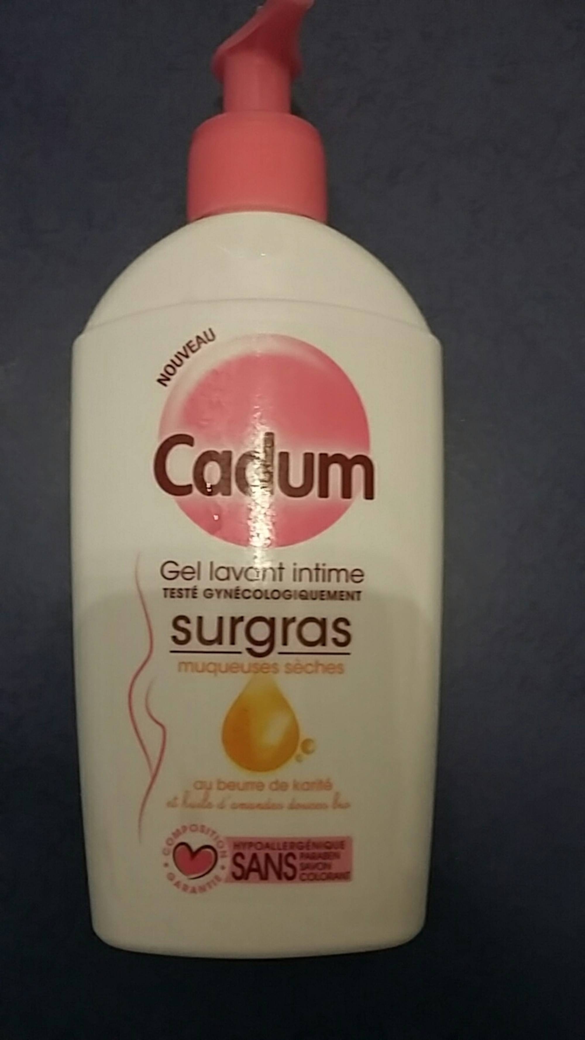 CADUM - Surgras - Gel lavant intime