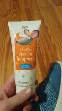 AUCHAN - Gel coiffant spécial houppette 