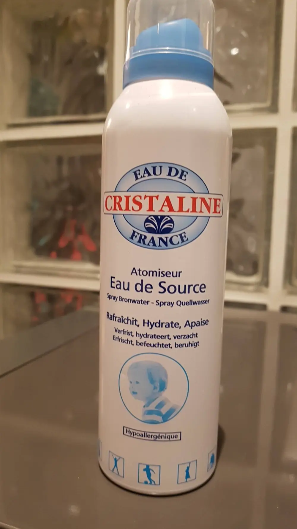 CRISTALINE - Atomiseur - Eau de source - Rafraîchit, hydrate, apaise