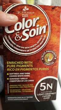 3 CHÊNES - Color & soin - Pemanent hair dye 5N light chestnut