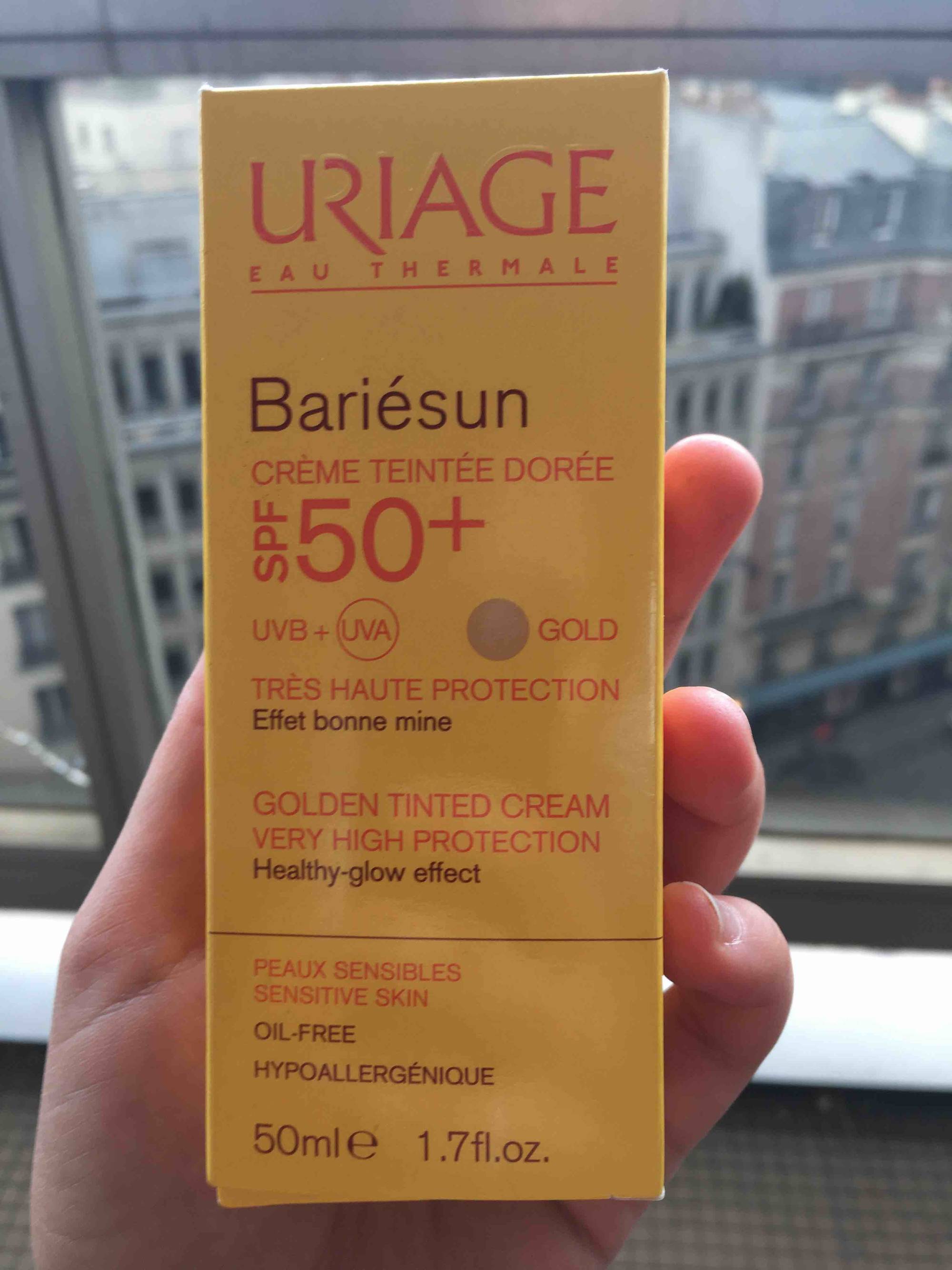 URIAGE - Bariésun - Crème teintée dorée - SPF 50+
