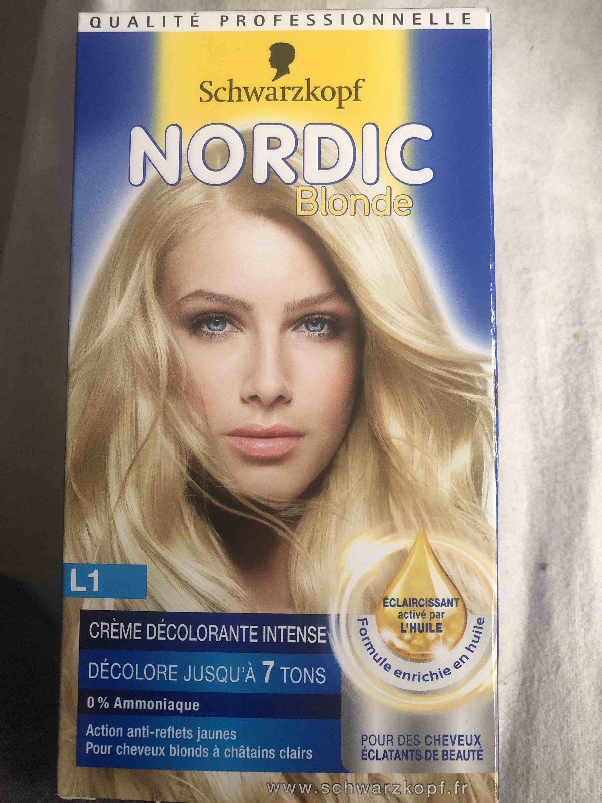 SCHWARZKOPF - Nordic blonde l1 - Crème décolorante intense