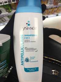 YSIANCE - Antipelliculaire - Shampooing 2 en 1