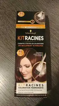 SCHWARZKOPF - Kit racines Châtain cuivré R3 - Coloration permanente