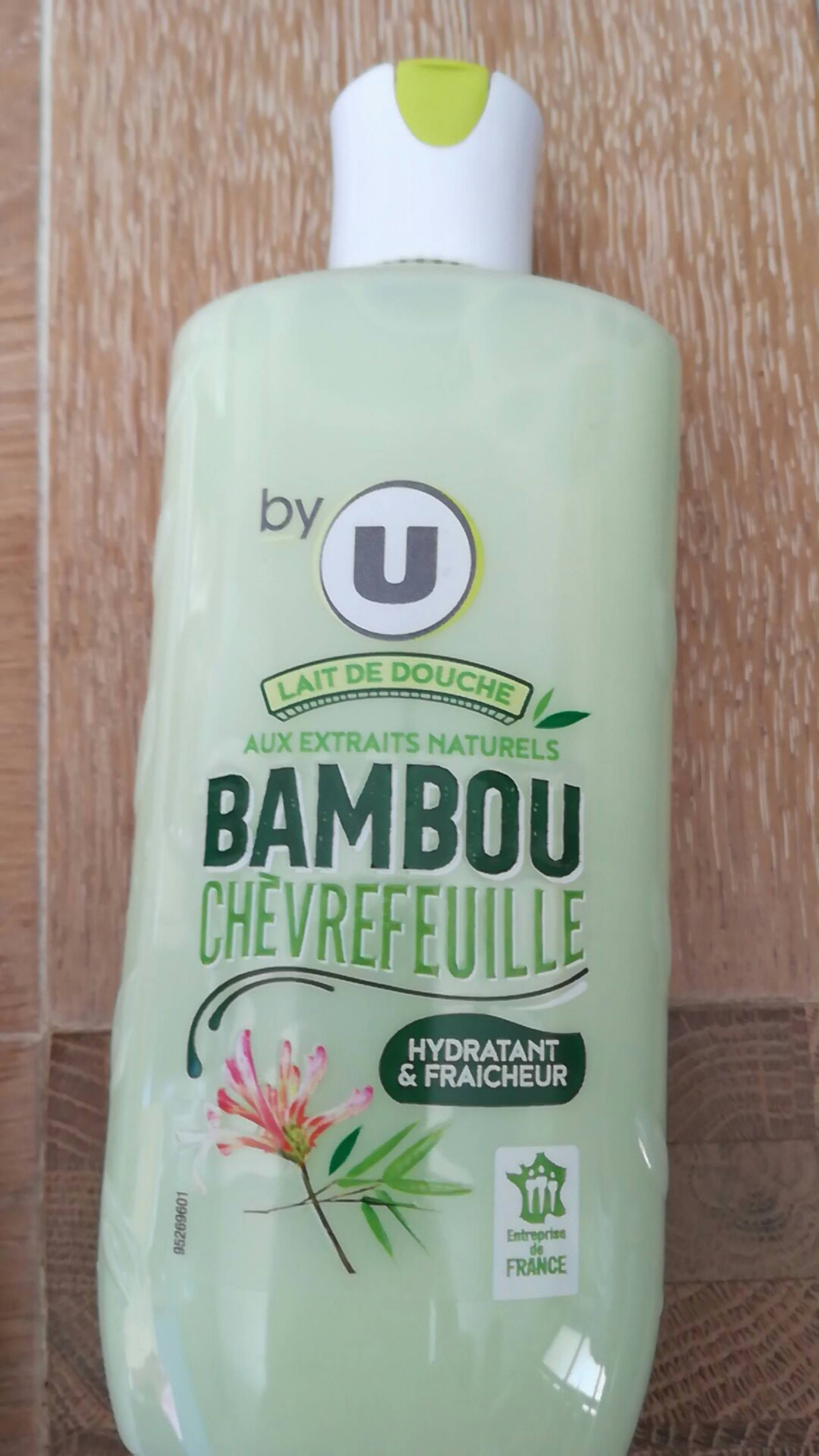 BY U - Lait de douche aux extraits naturels bambou chèvrefeuille