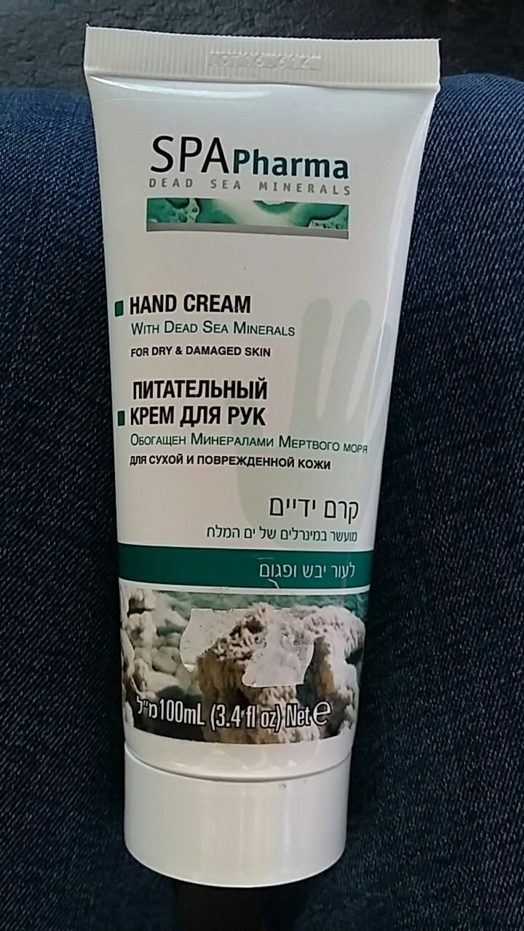 SPA PHARMA - Hand cream with dead sea minerals