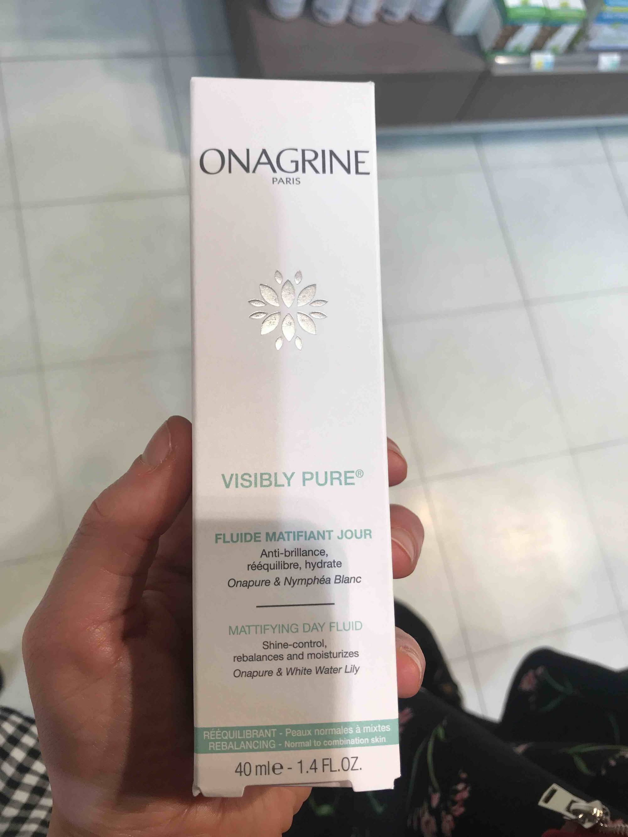 ONAGRINE - Visibly pure - Fluide matifiant jour 