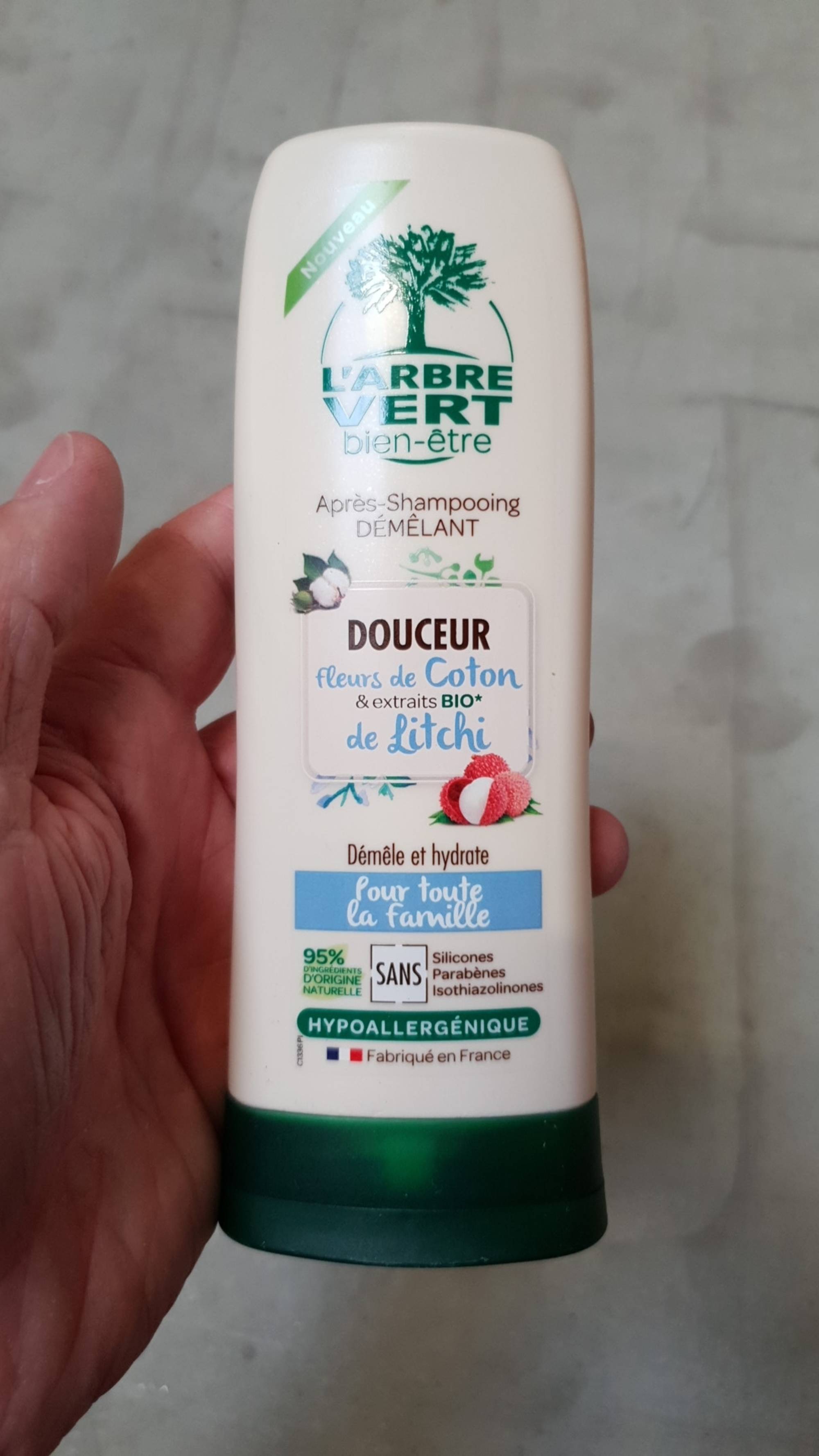 L'ARBRE VERT - Après-shampooing démêlant douceur