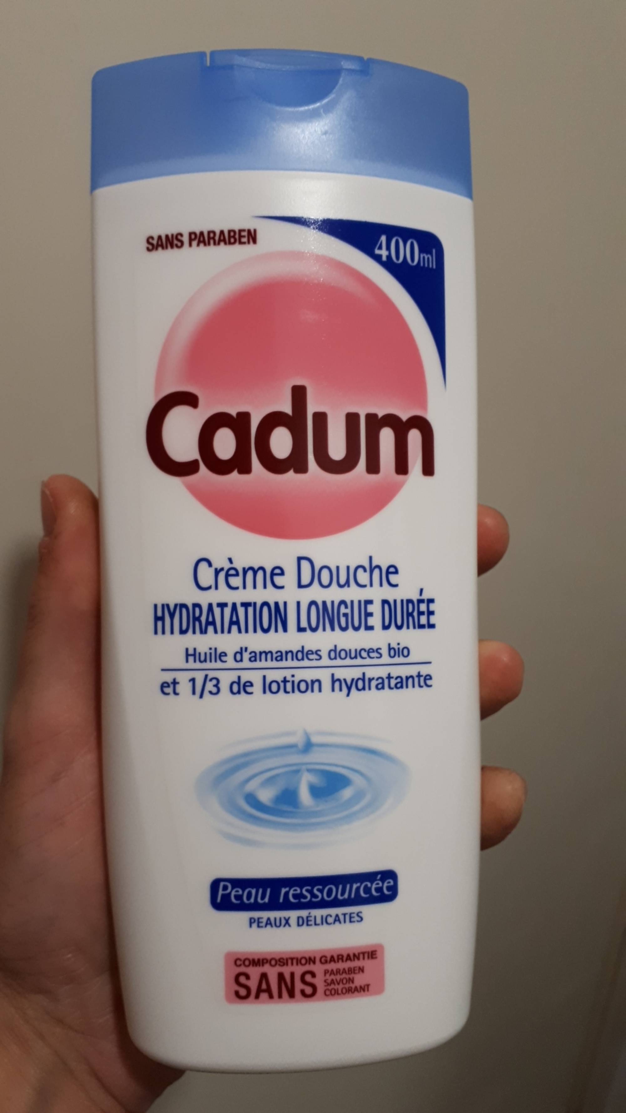 CADUM Crème douche amandes douce bio hydratation longue durée 400ml pas  cher 