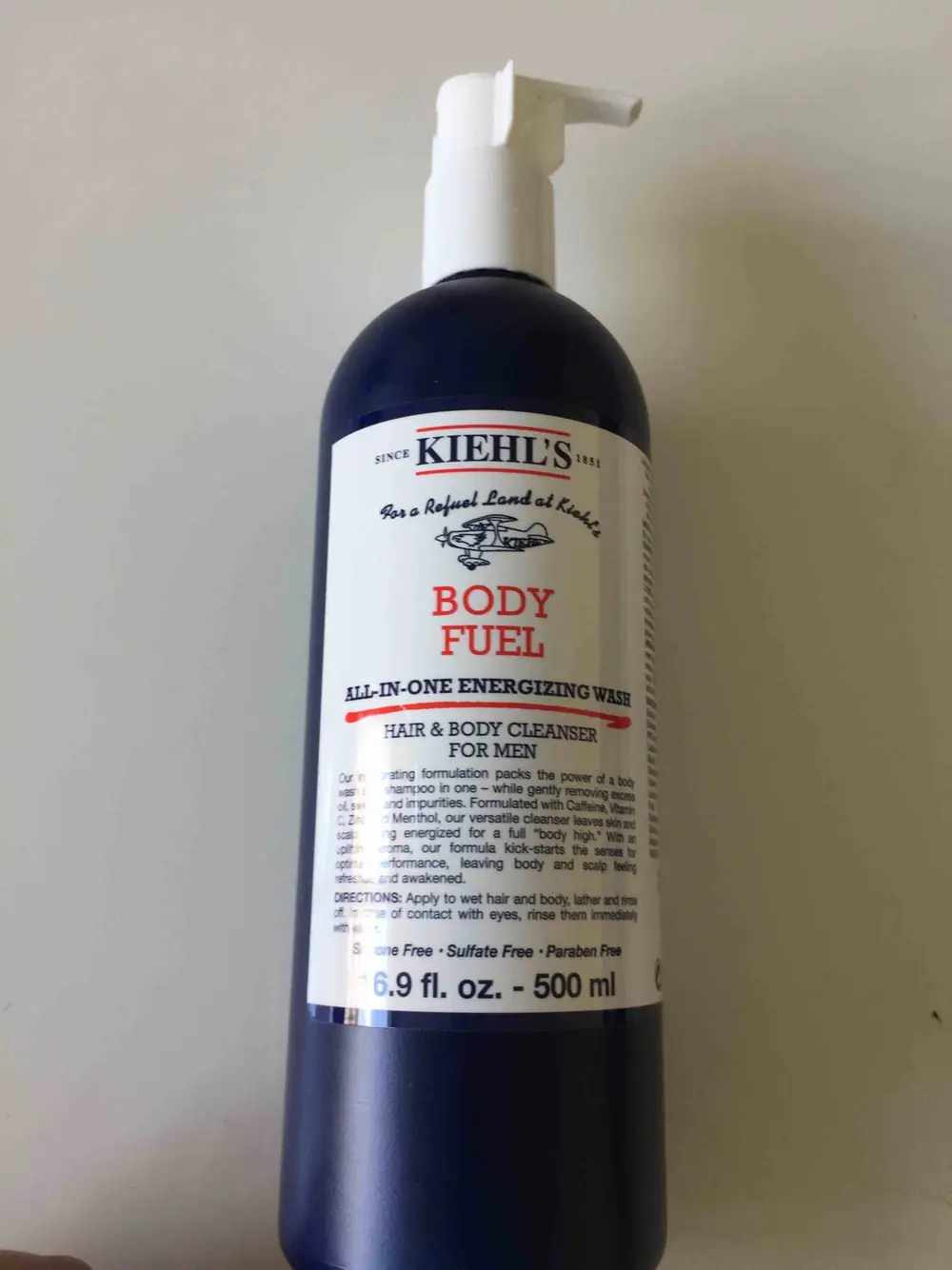 KIEHL'S - Body fuel - Hair & Body cleanser for men