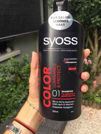 SYOSS - Color luminance & protect - 01 shampoo