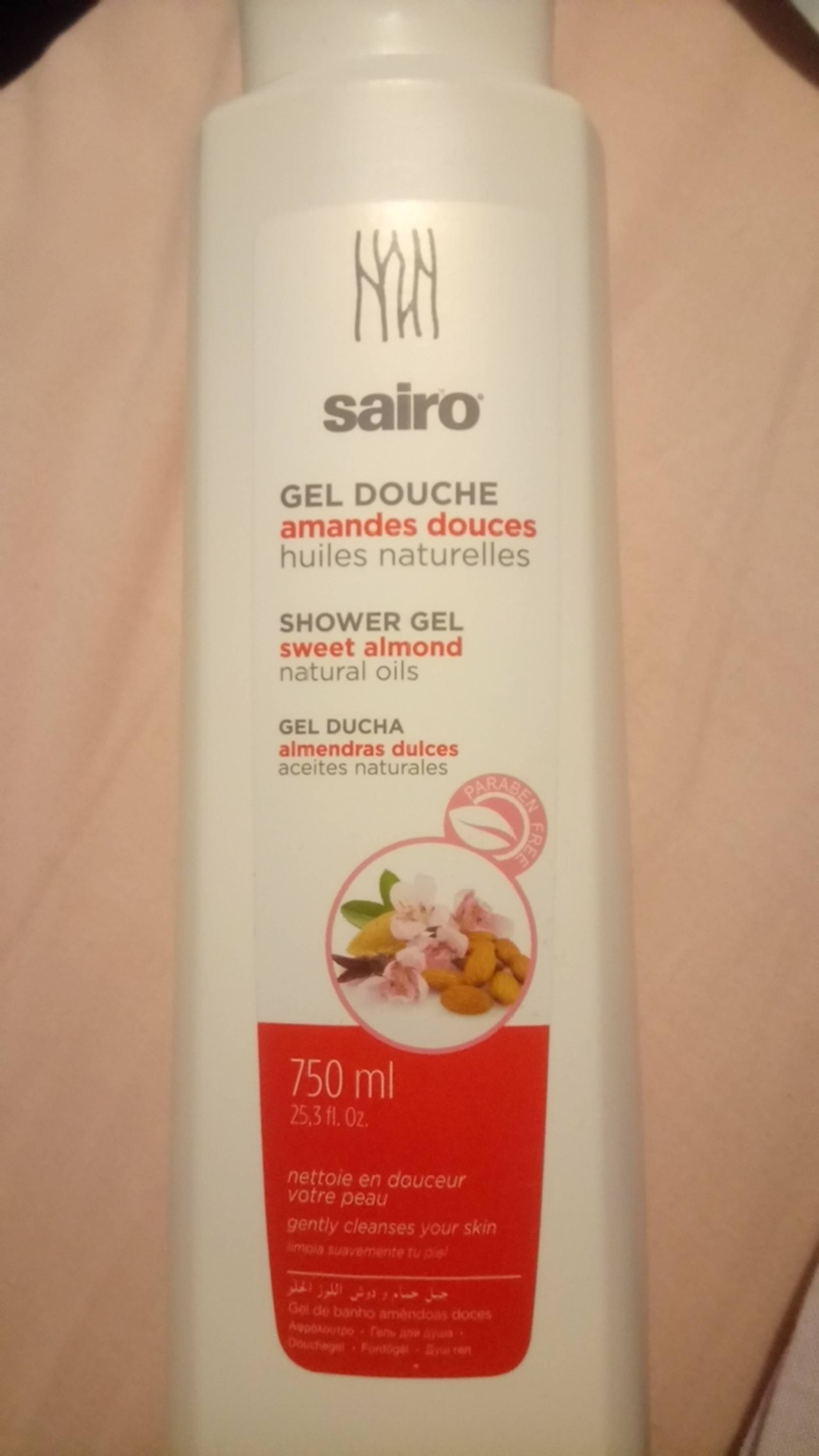SAIRO - Gel douche nettoie en douceur votre peau