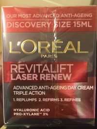 L'ORÉAL - Revitalift laser renew - Advanced anti-ageing day cream