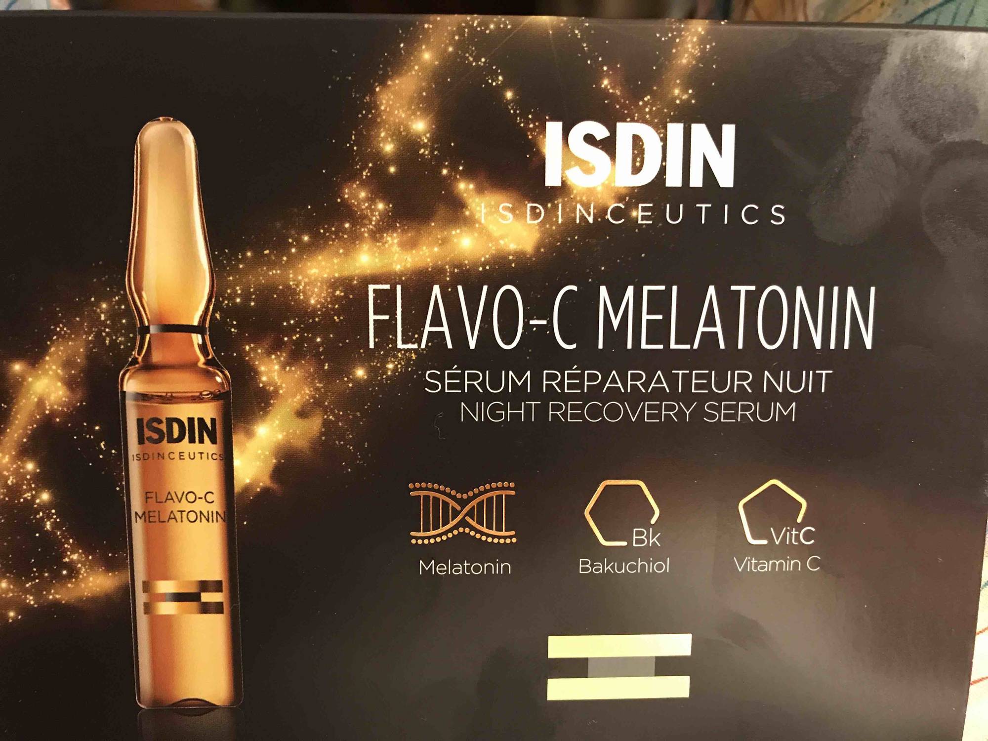 ISDIN - Flavo-C Melatonin - Sérum réparateur nuit