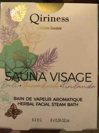 QIRINESS - Sauna visage - Bain de vapeur aromatique