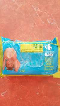 CARREFOUR - Baby Milk - Lingettes épaisses