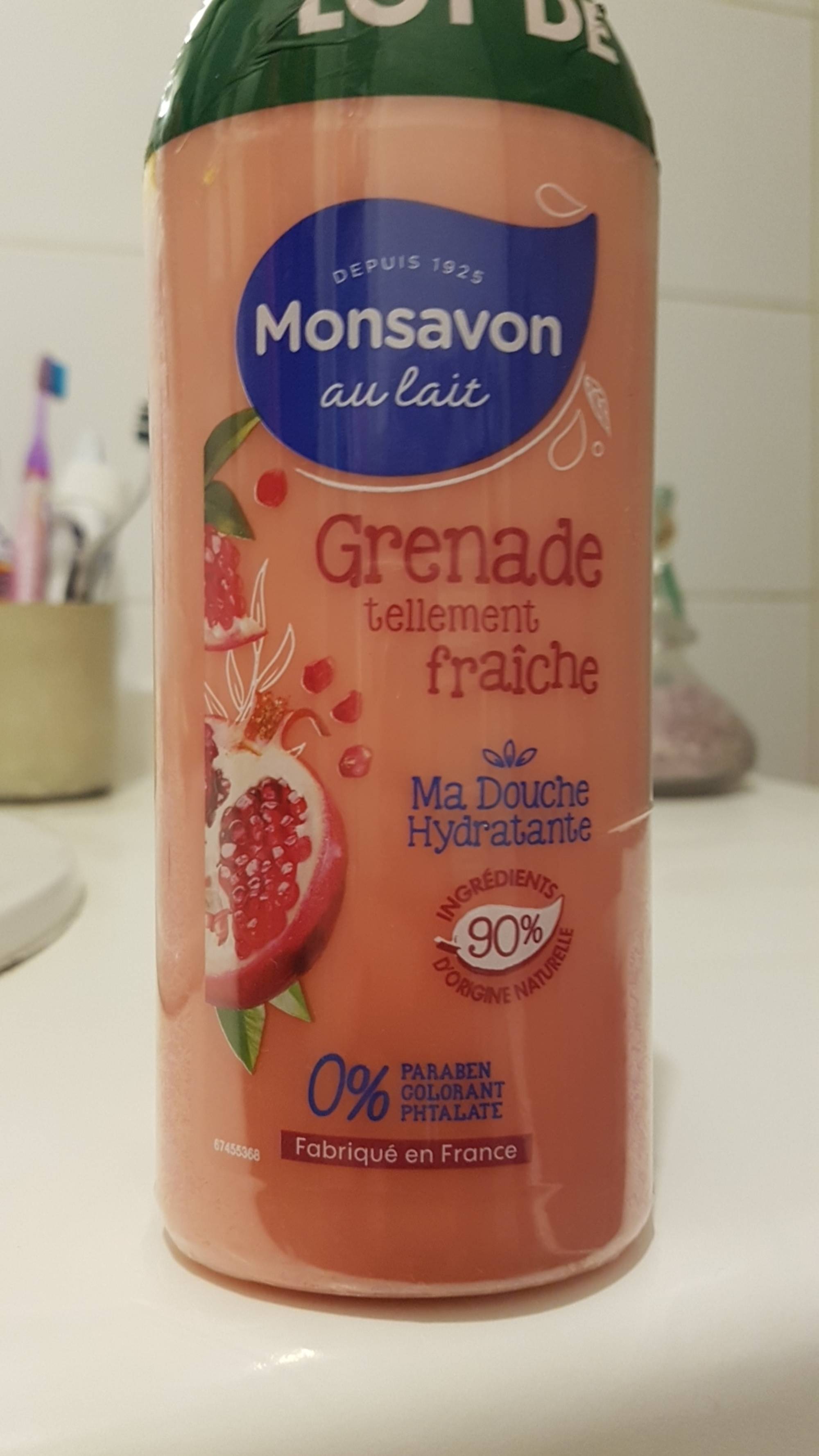 MONSAVON - Grenade fraîche - Ma douche hydratante