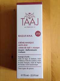 TAAJ - Rasayana - Crème masque anti-âge 2 en 1